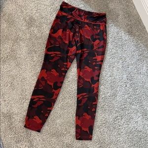 BOGO FREE Full length red camo leggings